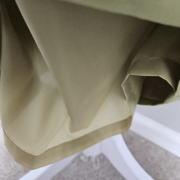 Jessica Howard Petite Vintage Women's Linen Blend Green Maxi Sheath Dress Sz 10P - Picture 9 of 9